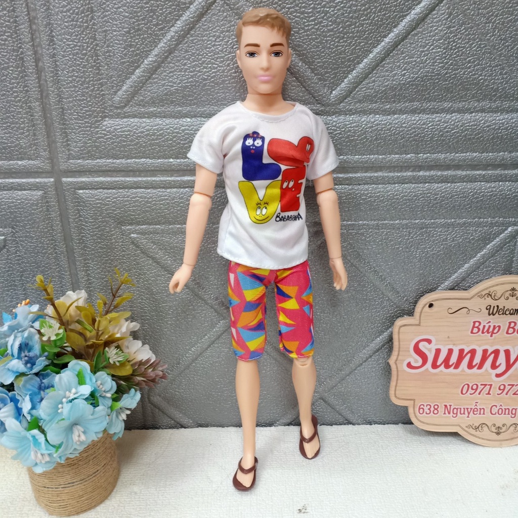 Búp Bê Nam Ken Cao 30cm Kèm Quần Áo Và Dép Giá Tốt