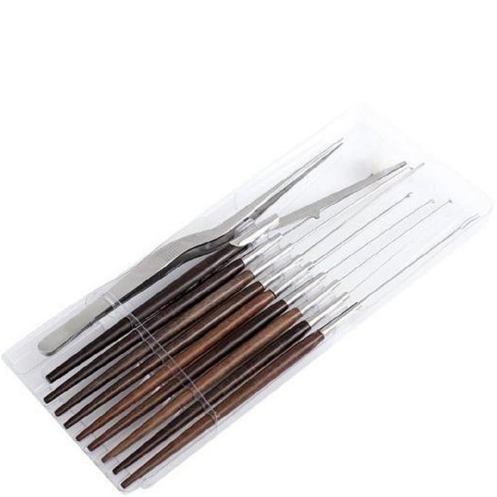 Bộ Dụng Cụ 10 Món Lấy Ráy Tai Cao Cấp Lâm Uyên - Tiện Lợi Mang Theo Khi Cắt Tóc