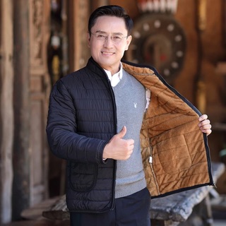 Áo phao nam lót lông