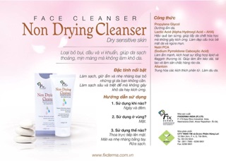 Sữa rửa mặt FIXDERMA NON DRYING CLEANSER - 60gram