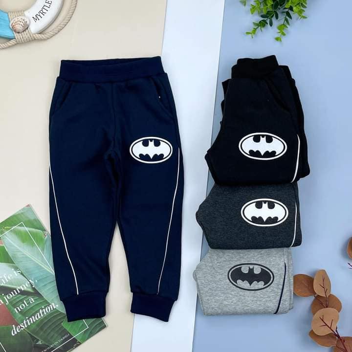 Quần nỉ bông bé trai in hình Batman 👉 Size 9-14T (26-41kg) . LITIBABYTHANHTRI