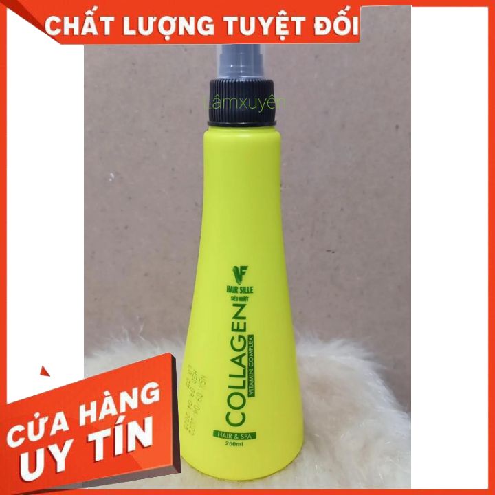TINH DẦU LÀM MỀM TÓC PHỦ LỤA TƠ TẰM COLLAGEN VF HAIR SILLE 250ML   cải thiện khô xơ, hư tổn ,nuôi dưỡng tóc