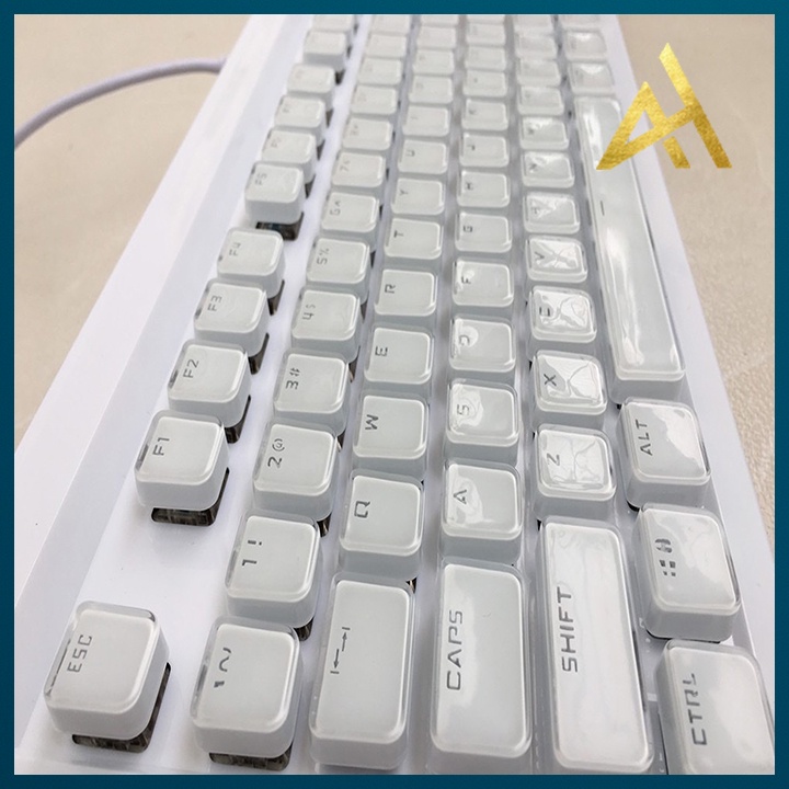 Bàn Phím Cơ Gaming Keycap Xuyên Led Đổi Màu BOSSTON MK921 Bàn Phím Máy Tính Laptop Có Dây Keyboard Chơi Game