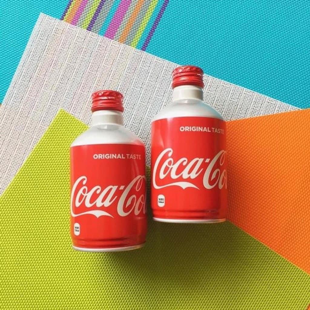 Coca cola chai nhôm nắp vặn ⚡ LOẠI ĐẶC BIỆT ⚡ Nước Coca chai nhôm mini kiểu nắp vặn 300ml Nhập khẩu Nhật Bản siêu ngon
