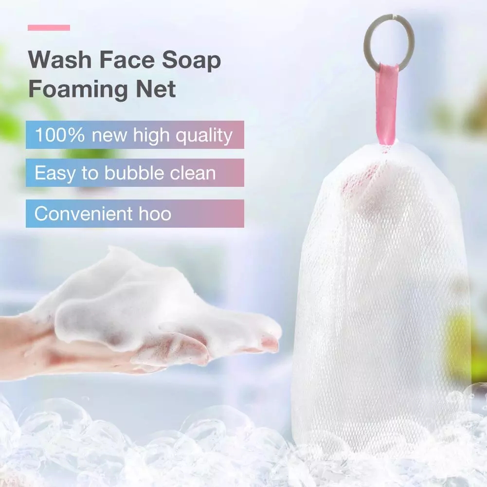 Lưới tạo bọt xà bông tắm/ rửa mặt tinh tế cho phòng tắm/rửa mặt