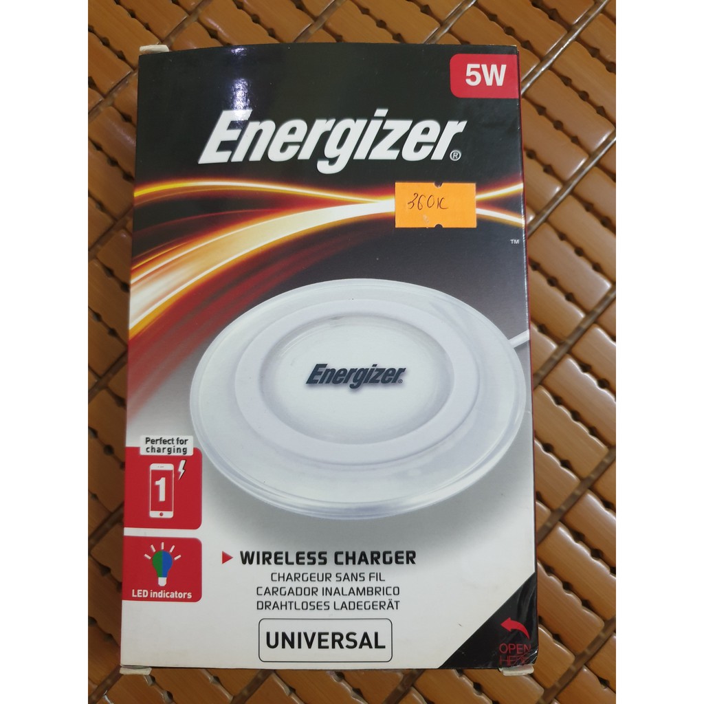 THANH LÝ Phụ kiện Đế sạc không dây Energizer 5W kèm cáp MicroUSB - WLACWH4