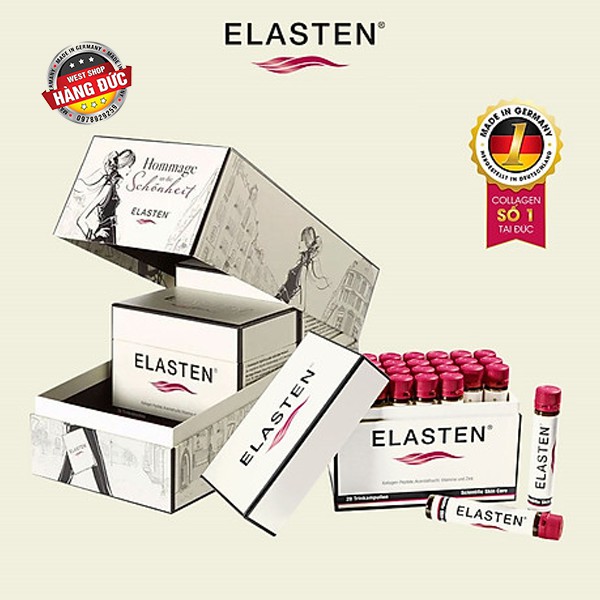 [HÀNG ĐỨC] COLLAGEN ELASTEN - Collagen uống số 1 tại Đức hỗ trợ trẻ hóa và làm đẹp da, tăng cường sức khỏe và sắc đẹp