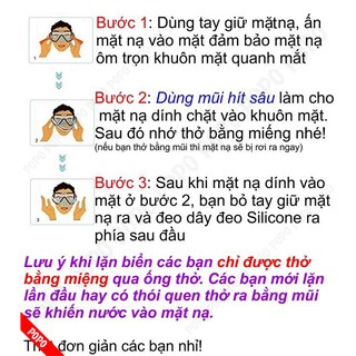 MẶT NẠ LẶN ỐNG THỞ POPO 1526