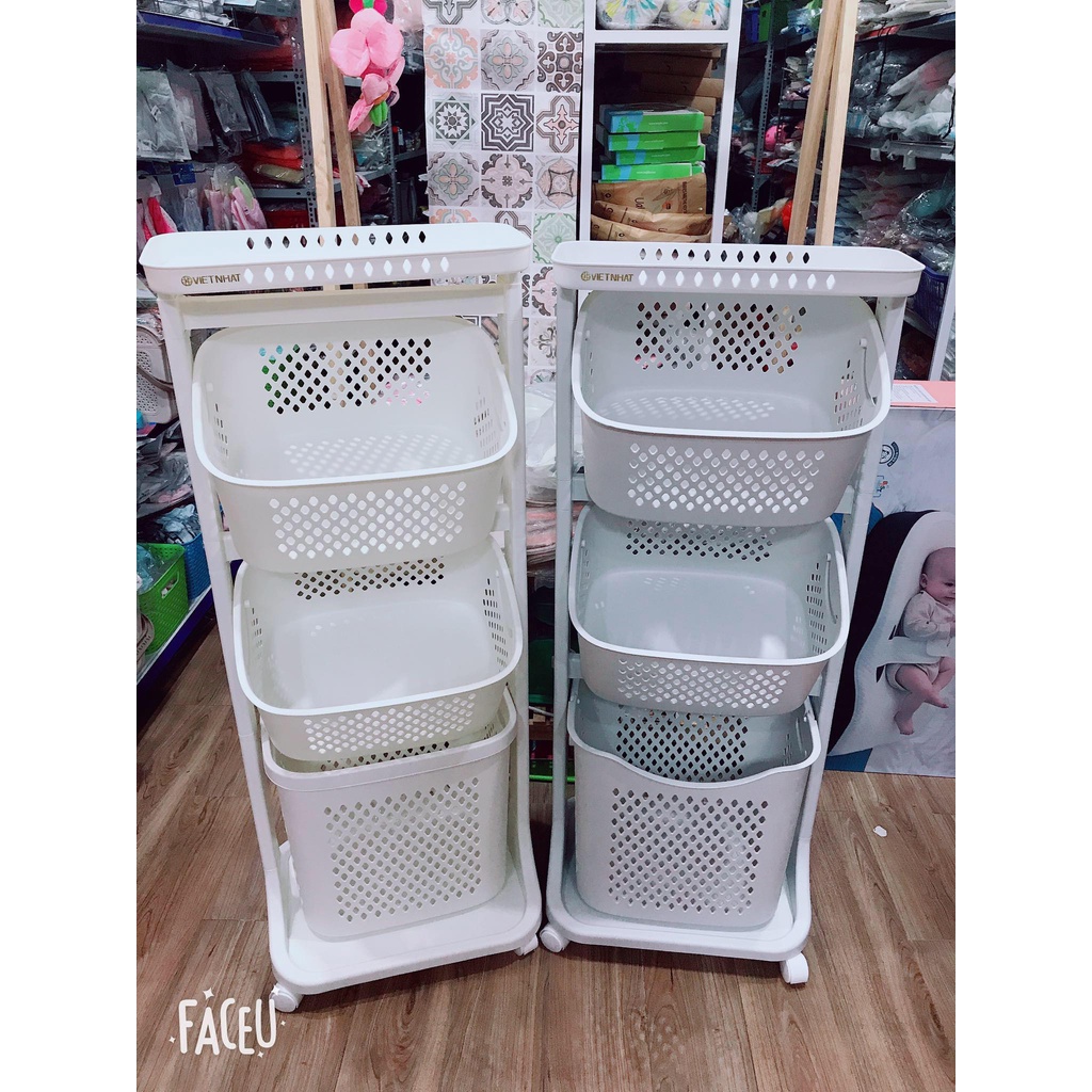 Kệ nhựa đựng đồ cho bé