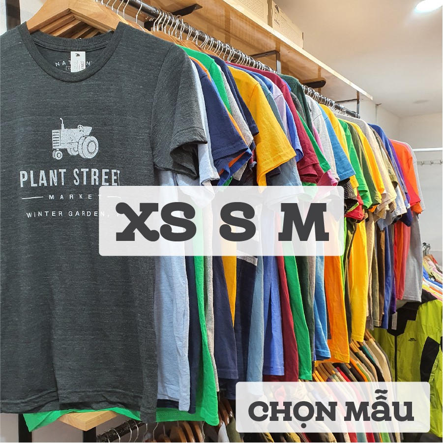 [CHỌN S-M] Áo thun Mỹ 2nd Unisex Size S-M