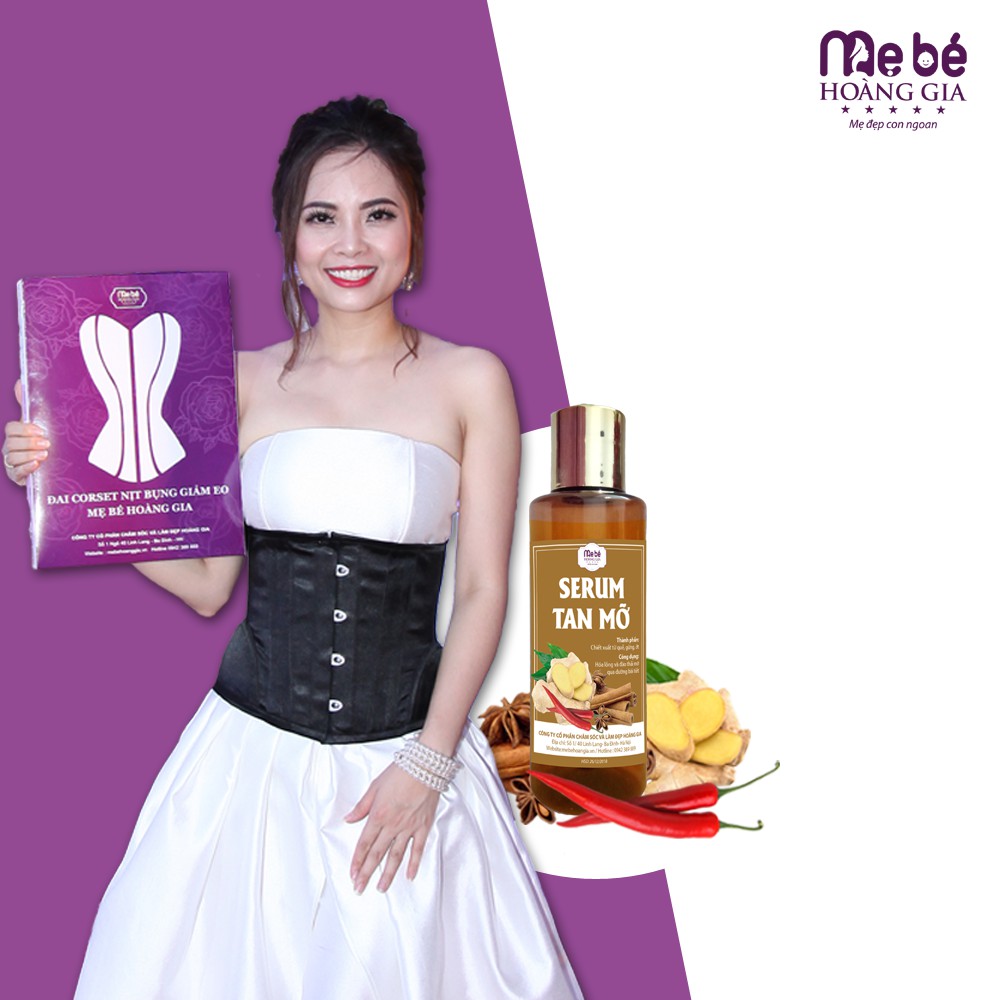 COMBO CORSET VÀ SERUM TAN MỠ - CÓ ĐỦ SIZE