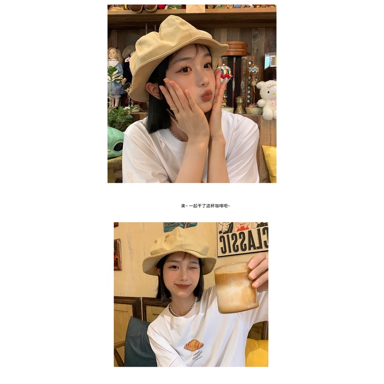 Nón Bucket Che Nắng Phong Cách Nhật Bản Thời Trang Thu Đông Cho Nữ