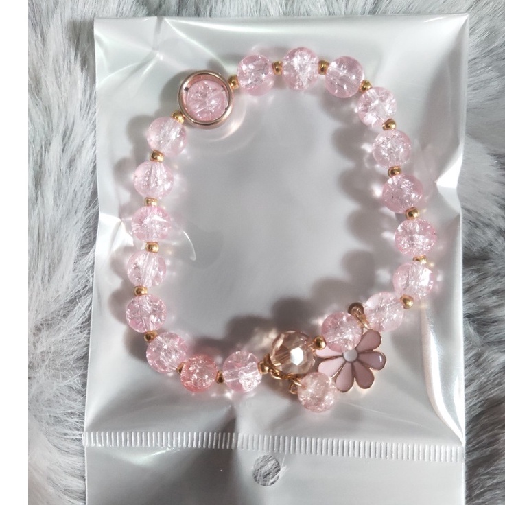 Vòng tay đính hoa cúc thời trang giá rẻ TS03, vòng tay nữ mang phong cách Hàn Quốc, làm quà tặng sinh nhật, quà lưu niệm