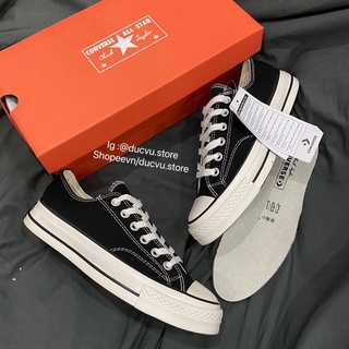 Giày conves low black 1970s lai au