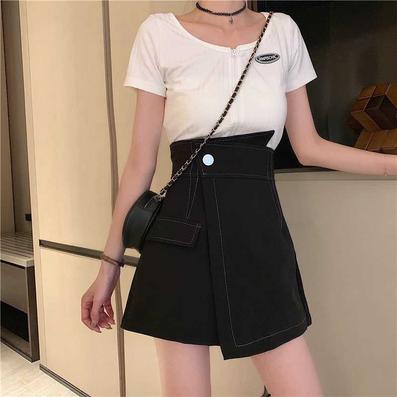 Chân Váy Nữ Lưng Cao Dáng Chữ A Phong Cách Hàn Quốc | BigBuy360 - bigbuy360.vn