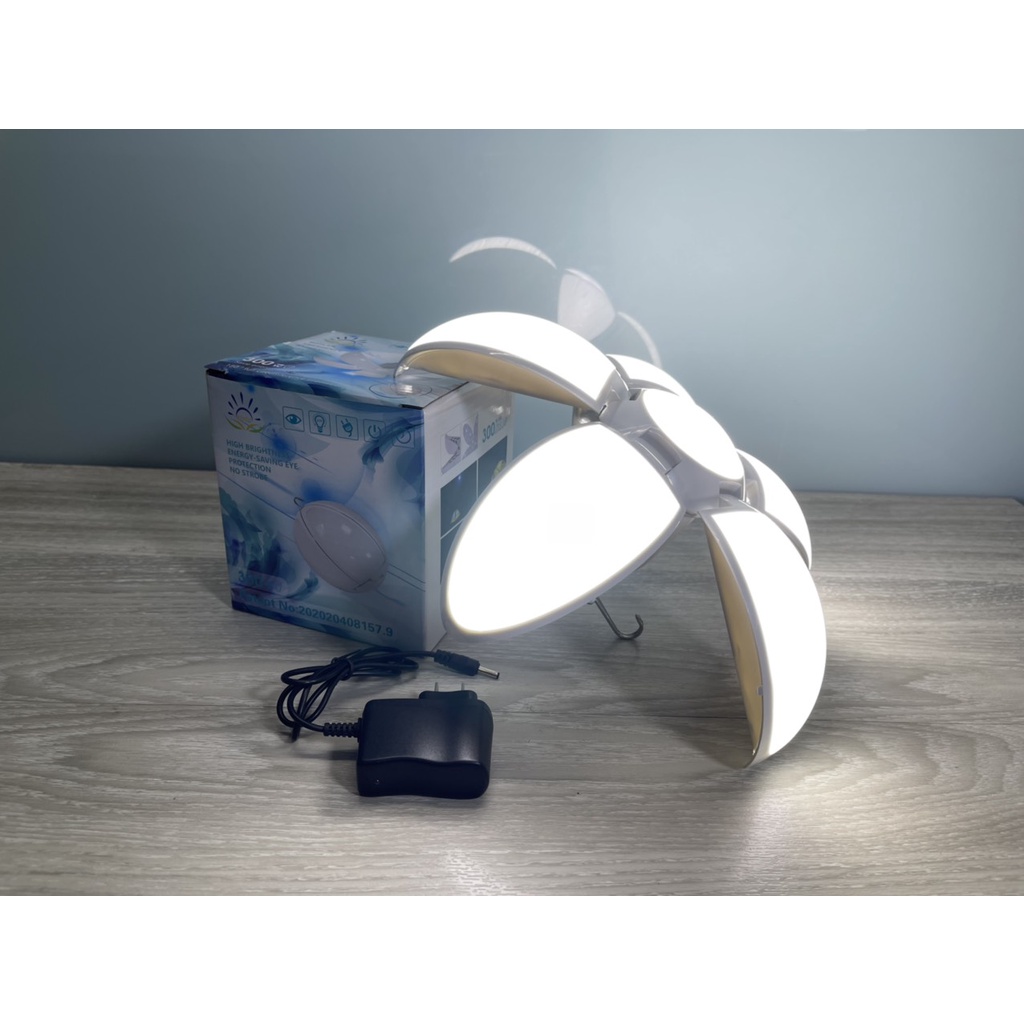 ĐÈN TÍCH ĐIỆN NĂNG LƯỢNG MẶT TRỜI CÁNH HOA 300W - CAM KẾT CHÍNH HÃNG - SẢN PHẨM NHƯ HÌNH - BẢO HÀNH 1 ĐỔI 1 MÃ YB300