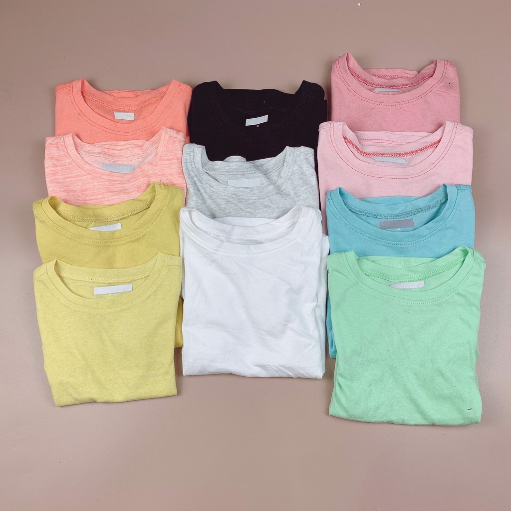 Áo cotton Oldnavy BG 1-5y - bảng màu trơn