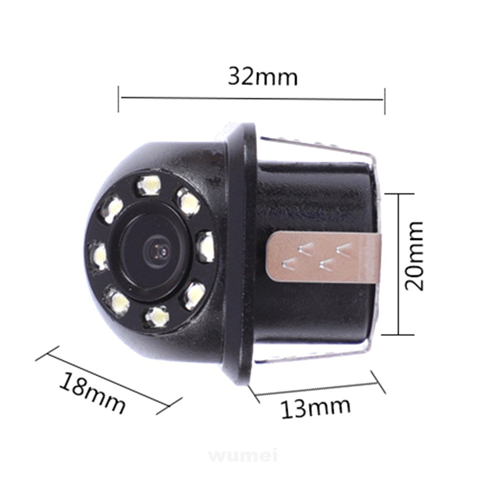 Camera Lùi Xe Không Dây Hd 8 Led Hỗ Trợ Quay Ban Đêm