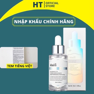 Tinh Chất Vitamin C Klairs Freshly Juiced Vitamin Drop Dưỡng Trắng Da Giảm Thâm 35ml