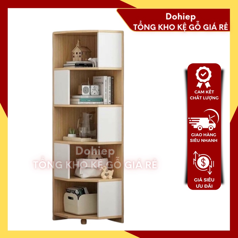 Kệ để đồ, Decor bằng gỗ hình đa giác, để góc tường trang trí cực đẹp