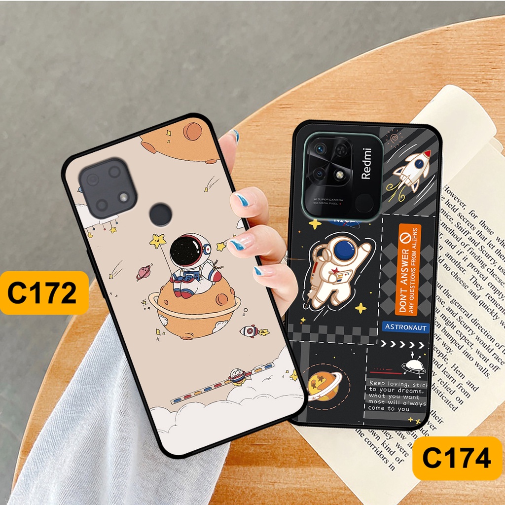 Ốp Xiaomi Redmi 9C - Redmi 10C in hình astronaut, phi hành gia vũ trụ hottrend, độc đáo, cá tính.