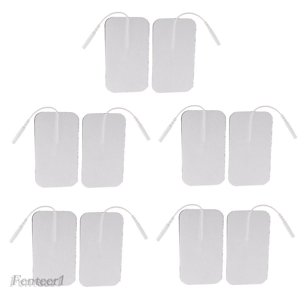 10pcs Tens Electrodes Pads Digital Therapy Massager Machine Replacement