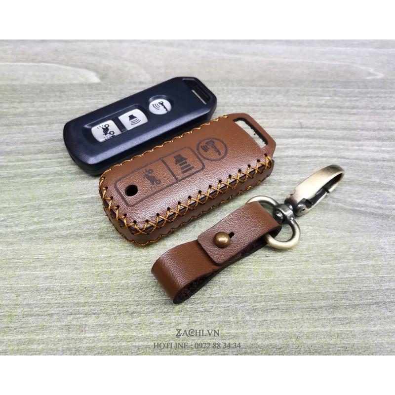 Bao da chìa khóa smartkey Honda SH, SH mode da bò khâu tay - SH25