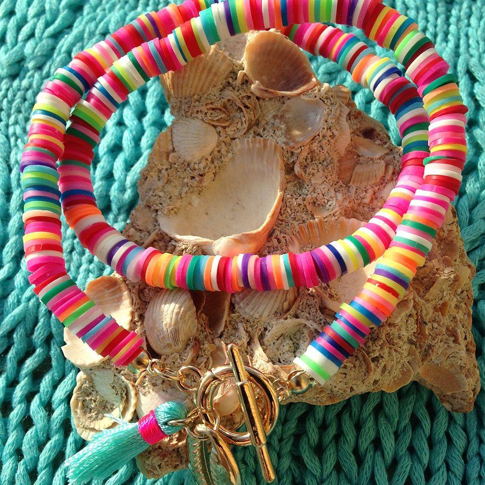 Vòng cổ Tình Bạn Mặt Vỏ Sò Nhiều Màu Phong Cách Bohemian Thời Trang WMES15H