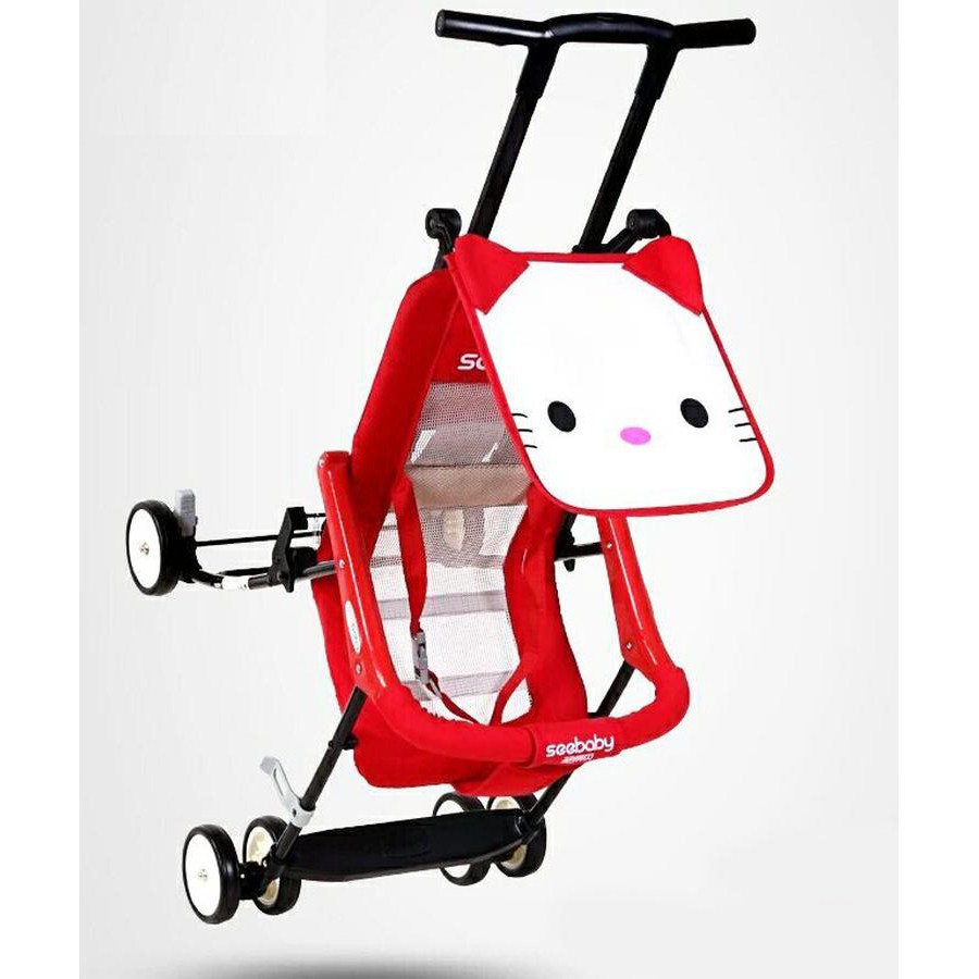 Xe đẩy du lịch gấp gọn có mái che SeeBaby QQ1-2