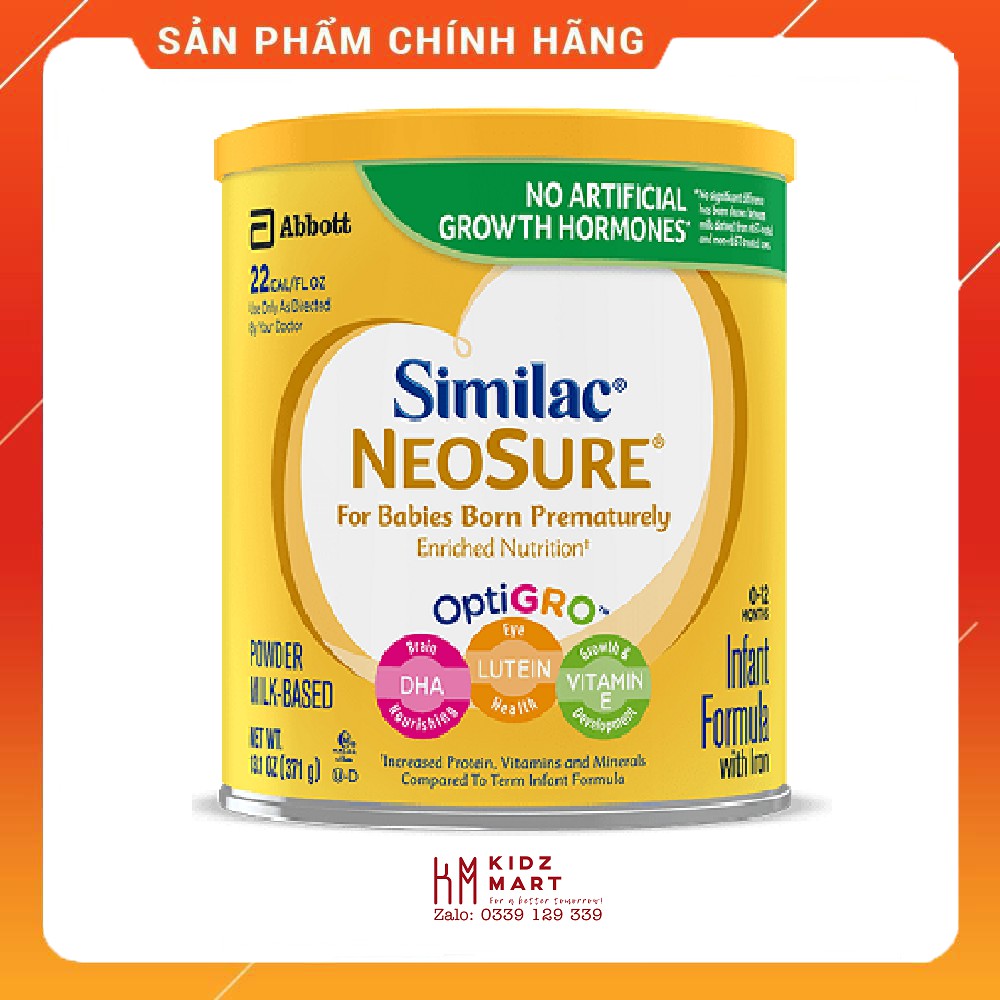 Sữa Similac NeoSure dành cho trẻ sinh non và nhẹ cân 371g