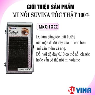 Mi Nối Suvina Mix 16 Line 100% Tóc Thật