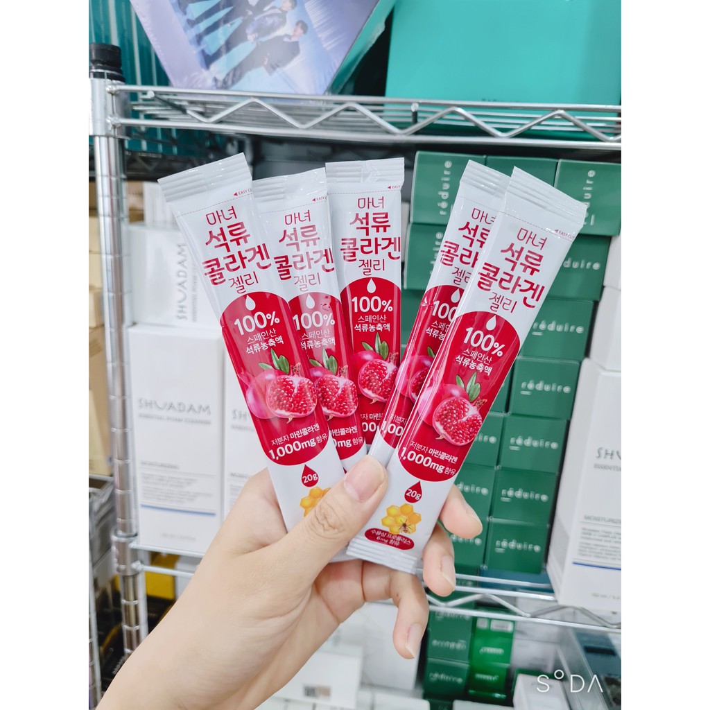 Thạch Lựu Mât Ong Collagen Đẹp Da Có Bảo Hiểm DB Hàn Quốc, Hộp 60 gói 20g | BigBuy360 - bigbuy360.vn