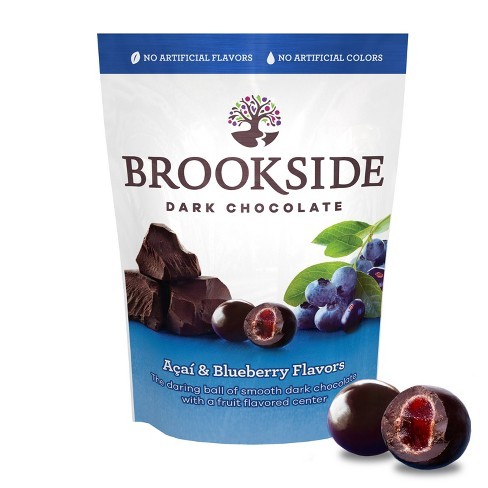 Kẹo Chocolate Đen Brookside Nhân Quả Việt Quất nhập Mỹ - Ngon tuyệt !!