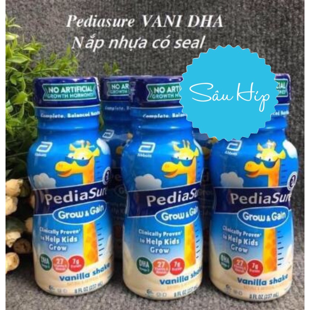 Sữa nước Pediasure Grow Gain Vani DHA 237ml