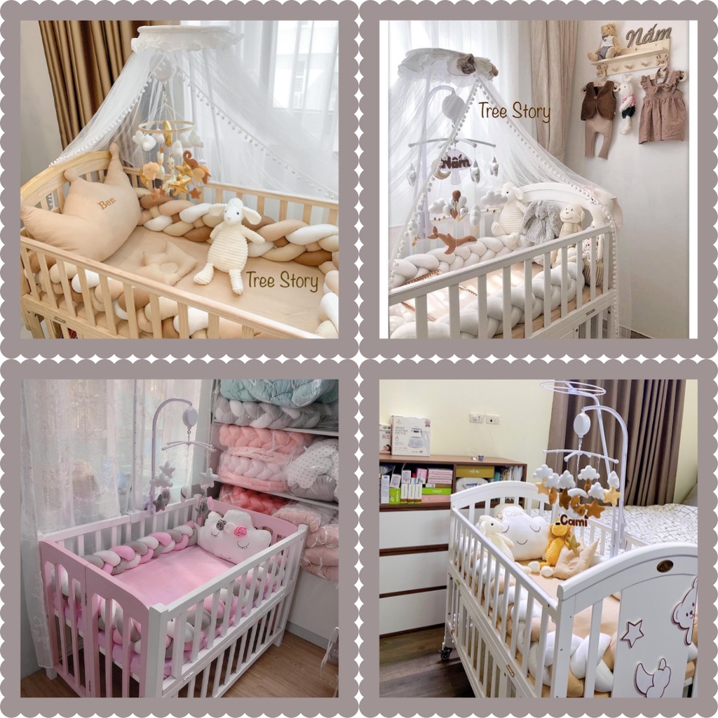 Treo nôi handmade Stree Story, đồ chơi treo nôi cho bé kích thích thị giác