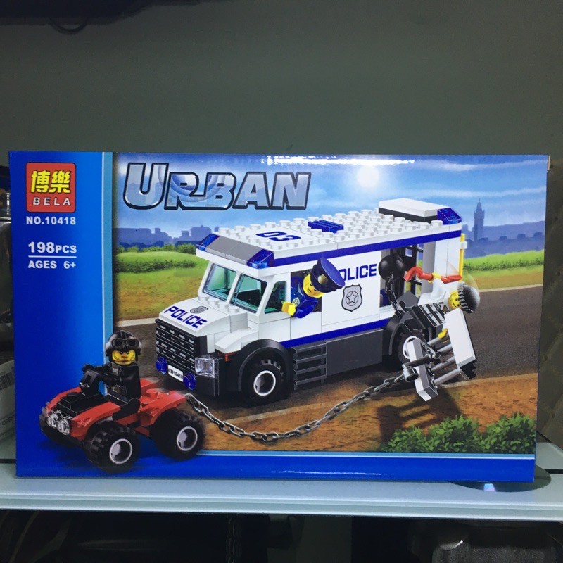 Lego city Bela 10418 cảnh sát bắt cướp