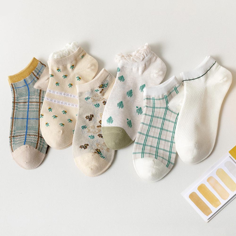 AROMA Vớ Thuyền Họa Tiết Hoạt Hình Cho Nữ