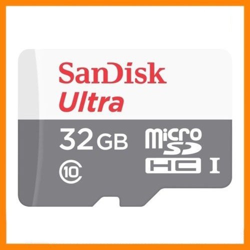 k89 Thẻ nhớ MicroSDHC SanDisk Ultra 533X 32GB 80MB/s - Model 2017 (Trắng bạc) 1