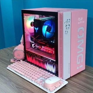 PC GAMING PINK I3 10100F/8GB/1050TI/450W NEW BH 36 THÁNG