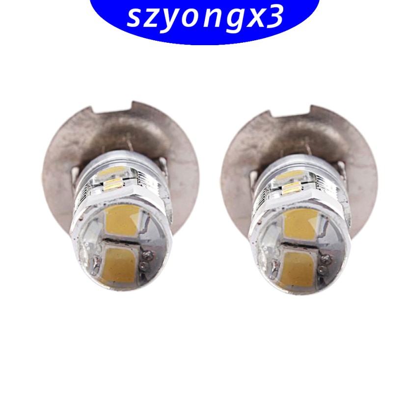 Set 2 Bóng Đèn Led H3 2323 10smd 12v-24v 6500k Chuyên Dụng Cho Xe Hơi