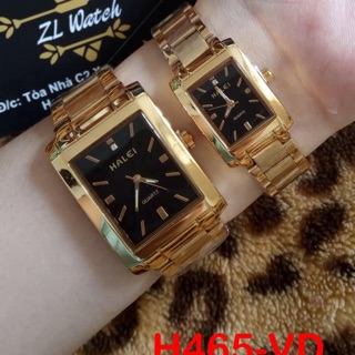 Đồng hồ nam nữ mặt vuông HALEX cao cấp