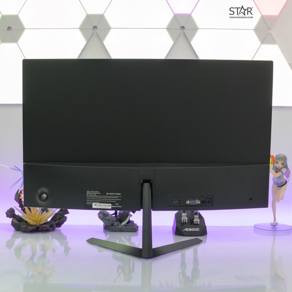 [ Hàng Hot ] Màn Hình Máy Tính Full Viền Cong LCD 24'' StartView 24FHCV75 FullHD 75Hz Gaming | BigBuy360 - bigbuy360.vn