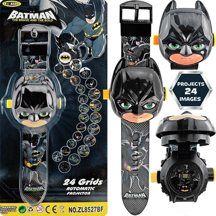 Kids 3D Cartoon Electronic projection Watch Cute Clock Boys Girls Gift | BigBuy360 - bigbuy360.vn