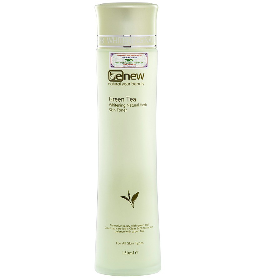 Nước hoa hồng Benew Toners Green Tea Hàn quốc cao cấp 150ml/Hộp tinh chất trà xanh xóa mụn, ngừa thâm, dưỡng trắng da