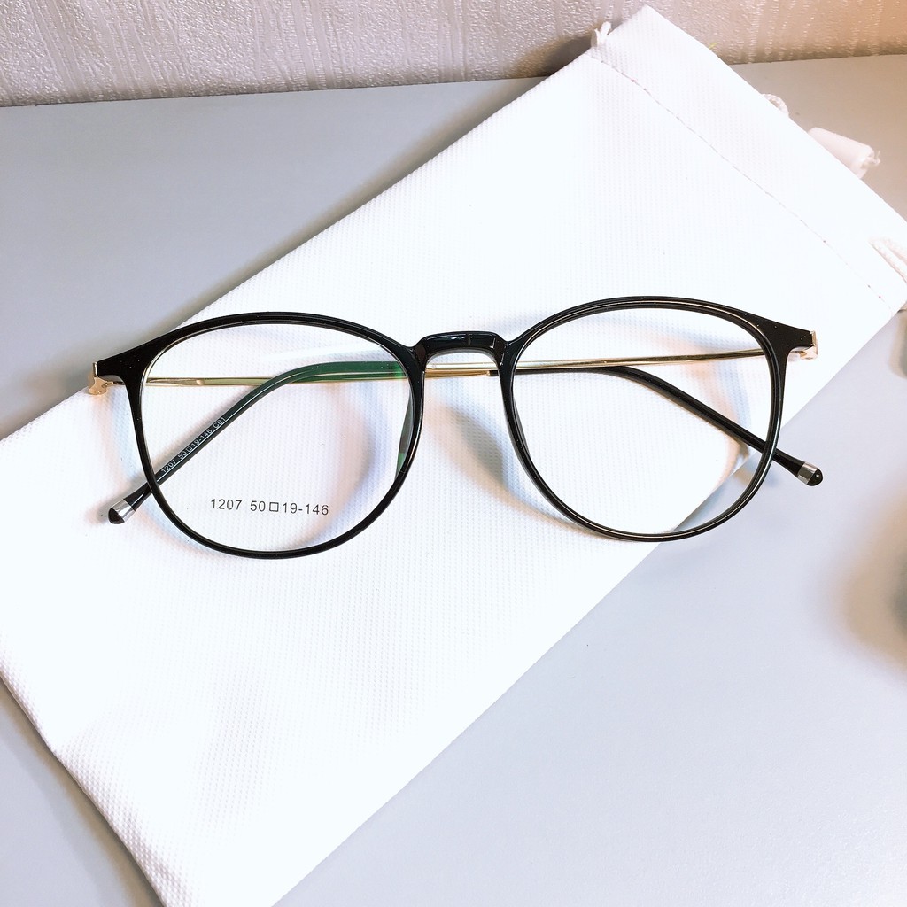 [Mã SKAMCLU7 giảm 10% cho đơn từ 0Đ] Gọng kính tròn 1207 kèm mắt cận viễn loạn | BigBuy360 - bigbuy360.vn