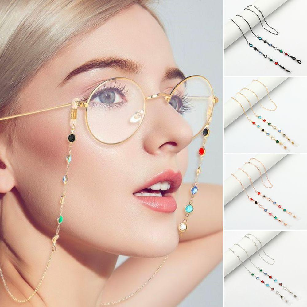 ESPO Dây Đeo Kính Chống Trượt Đính Pha Lê