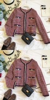 Áo khoác dạ tweed