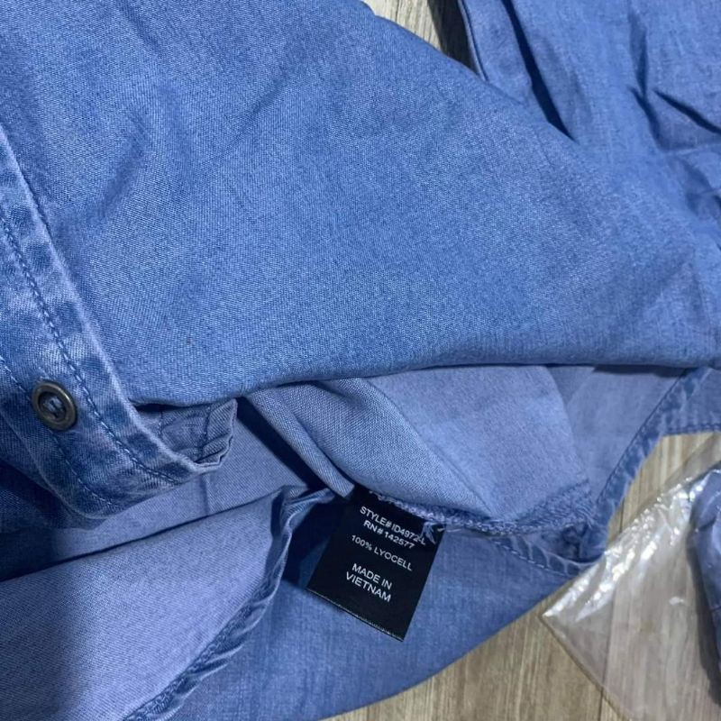 Váy sơmi demin IRIS xuất dư