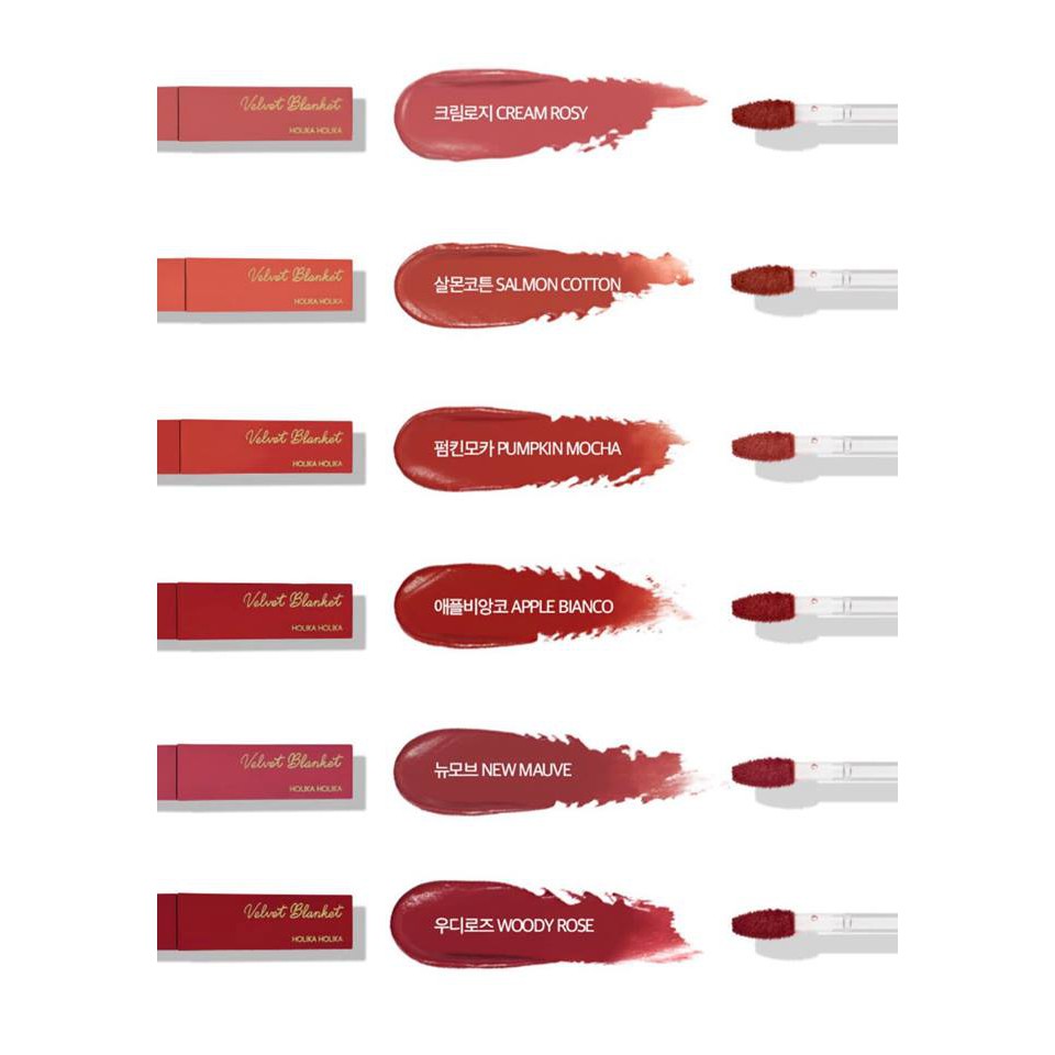 Son lì Hàn Quốc - Son kem lì mềm mịn Holika Holika Blanket Tint  - son lì | BigBuy360 - bigbuy360.vn