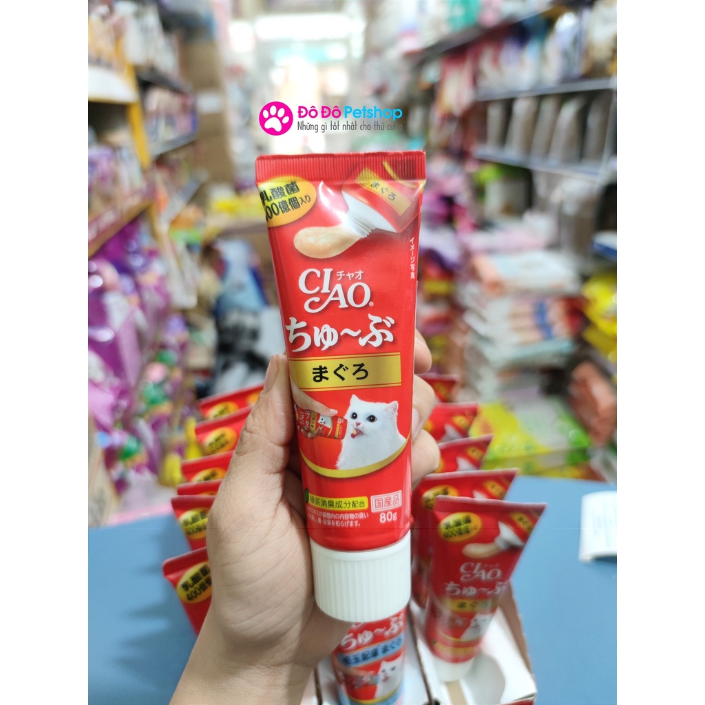 Ciao Chubu 80gr - Tuýp thưởng dinh dưỡng cho mèo